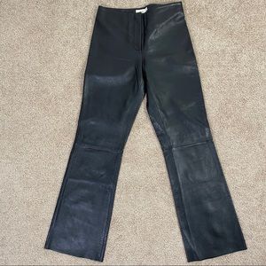 Sophia Vespucci Black lamb Leather Pants Small